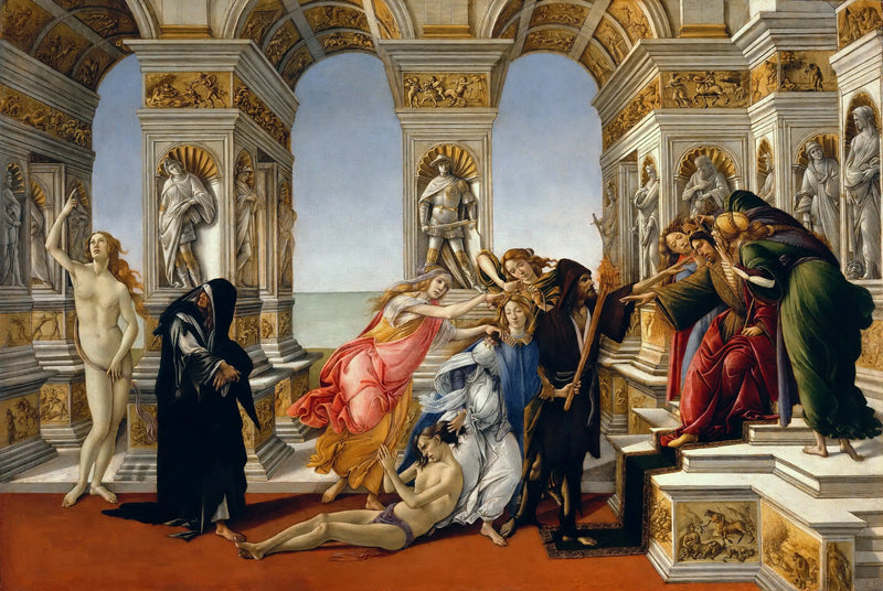 Kalumnia Apellesa - Sandro Botticelli