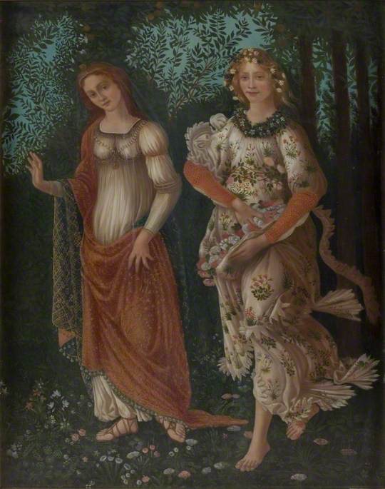 Szczegóły „Wiosny” Botticellego - Sandro Botticelli