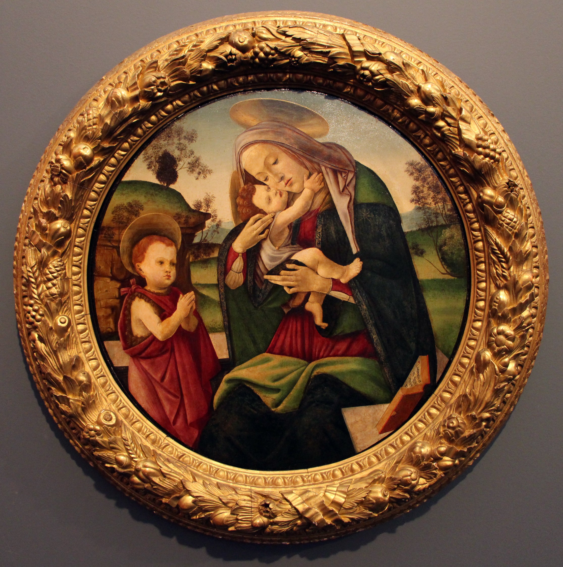 Madonna z Dzieciątkiem i małym świętym Janem - Sandro Botticelli
