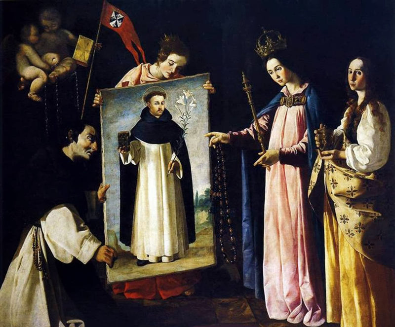 Święty Dominik w Soriano - Francisco de Zurbarán