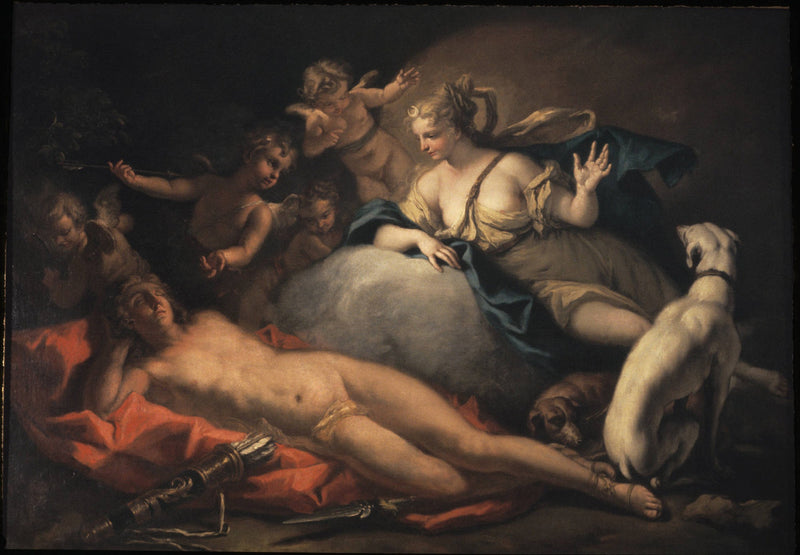 Diane i Endymion - Sebastiano Ricci