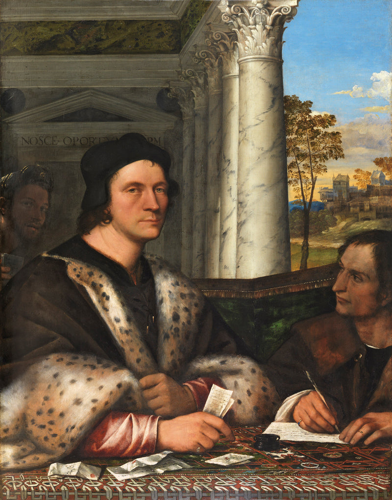 Portret Ferry Carondelet z jego sekretarzem - Sebastiano del Piombo