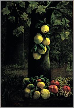 Nature morte aux coings — Şeker Ahmed Paşa, vers 1900, huile sur toile