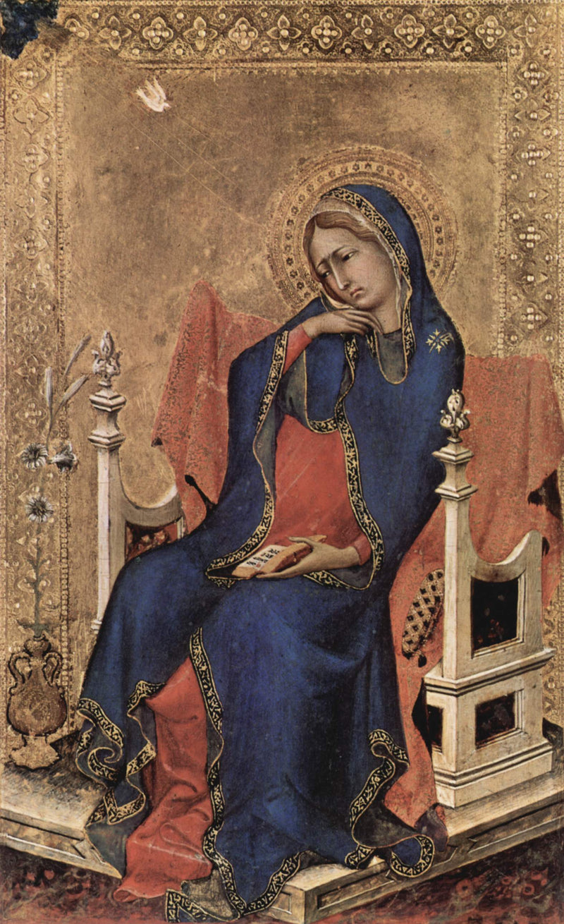 Wizerunek Matki Bożej Zwiastowania - Simone Martini