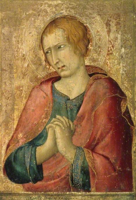 Święty Jan Ewangelista - Simone Martini