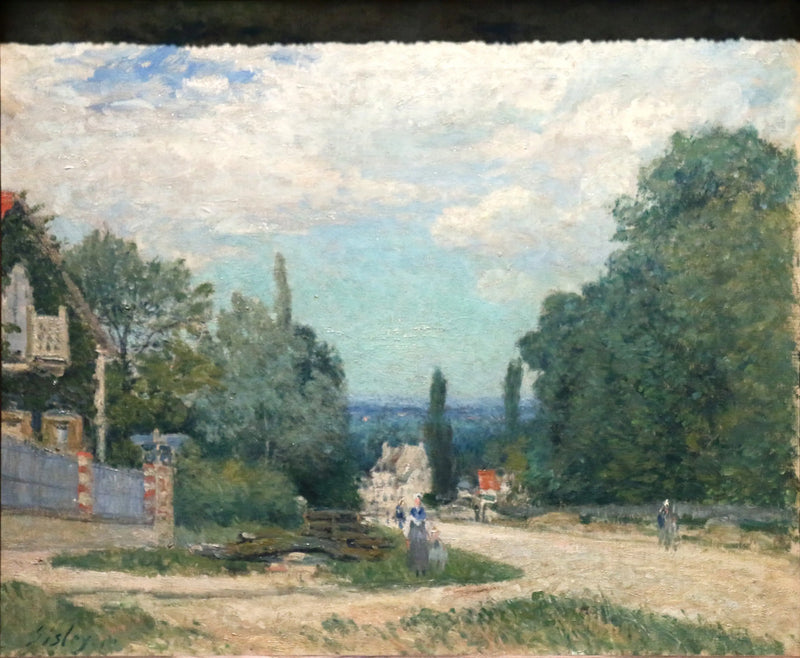 Droga do Louveciennes - Alfred Sisley