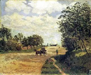 Droga z Mantes do Choisy-le-Roi - Alfred Sisley
