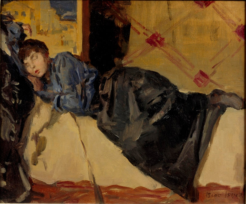 śpiąca kobieta - Isaac Israëls