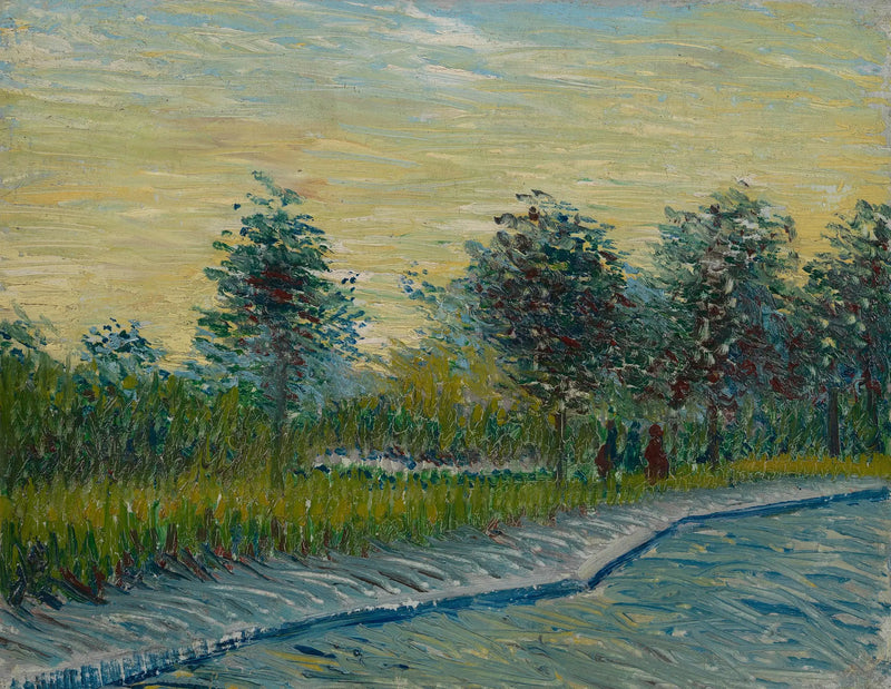 Plac Saint-Pierre o zachodzie słońca - Vincent van Gogh