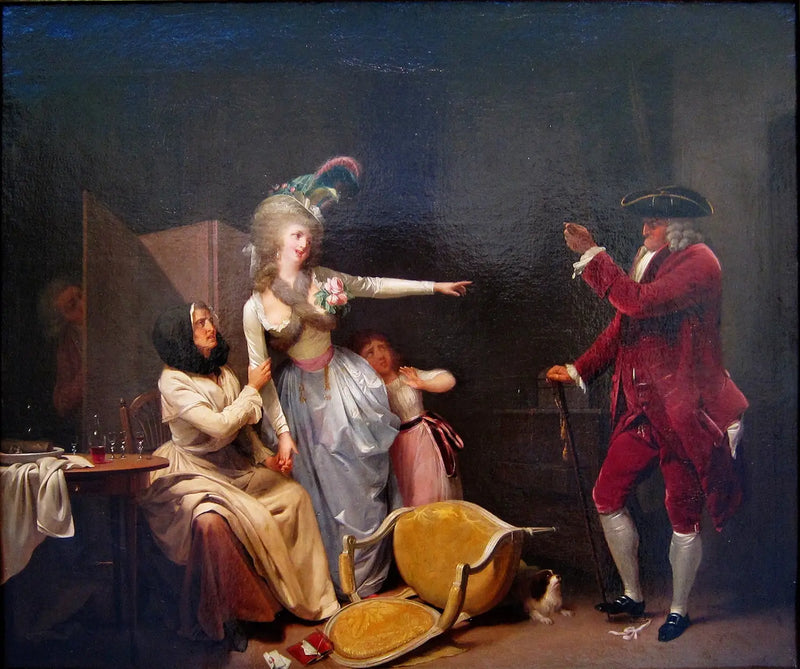 Zazdrosny kochanek - Louis-Léopold Boilly