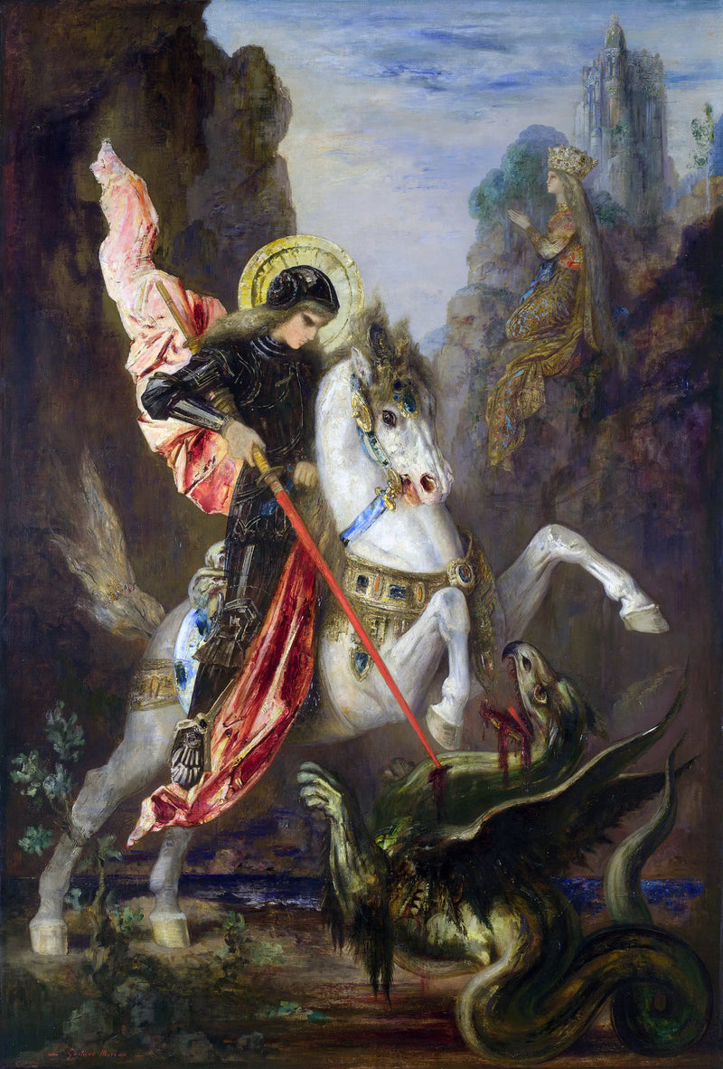 Święty Jerzy i smok - Gustave Moreau