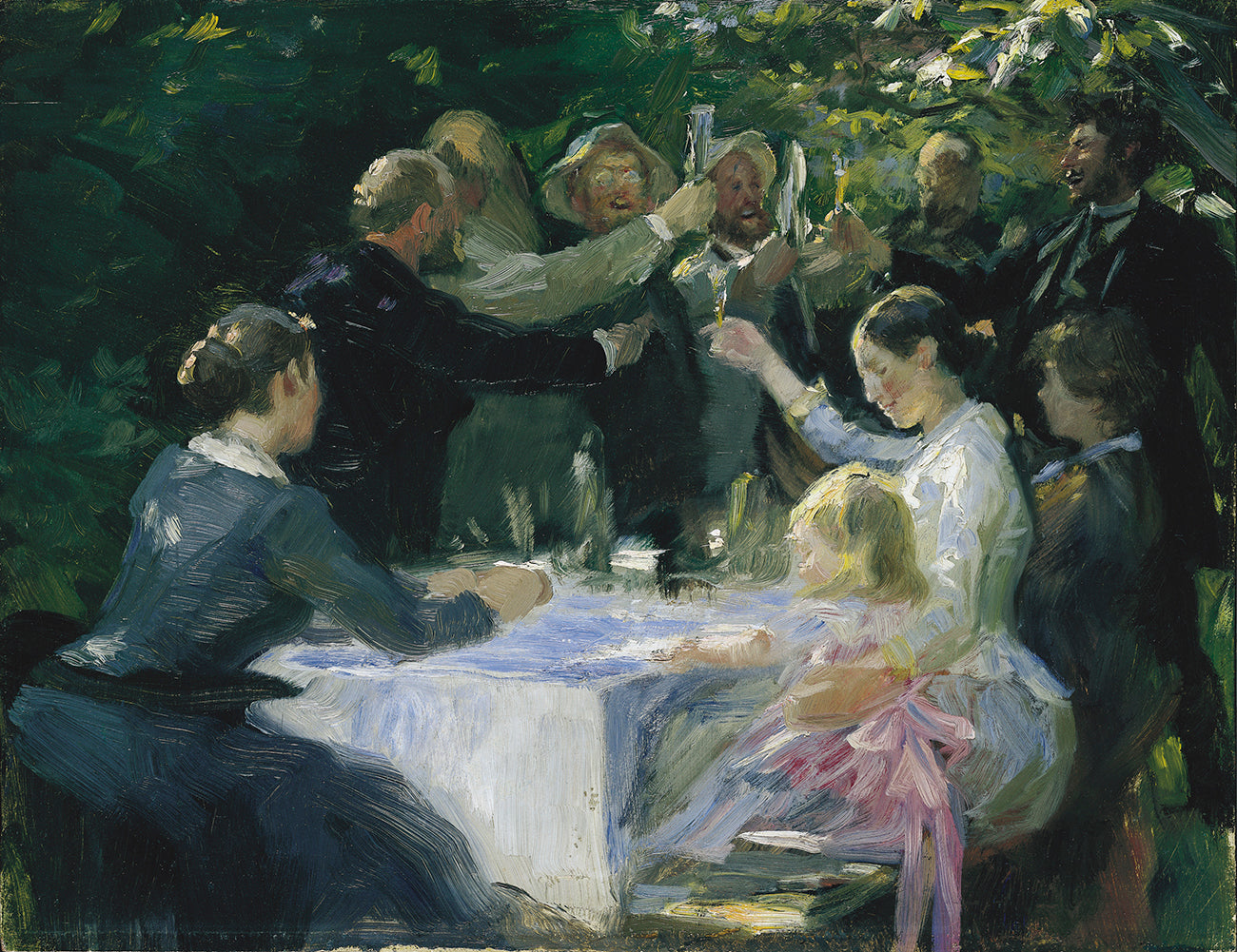 Studium dla Hip, hip, hurra! - Peder Severin Krøyer