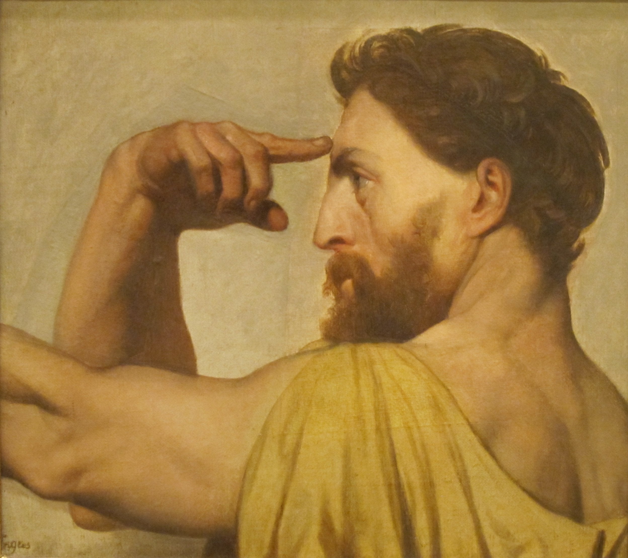 Fidias, studium dla apoteozy Homera - Jean-Auguste-Dominique Ingres
