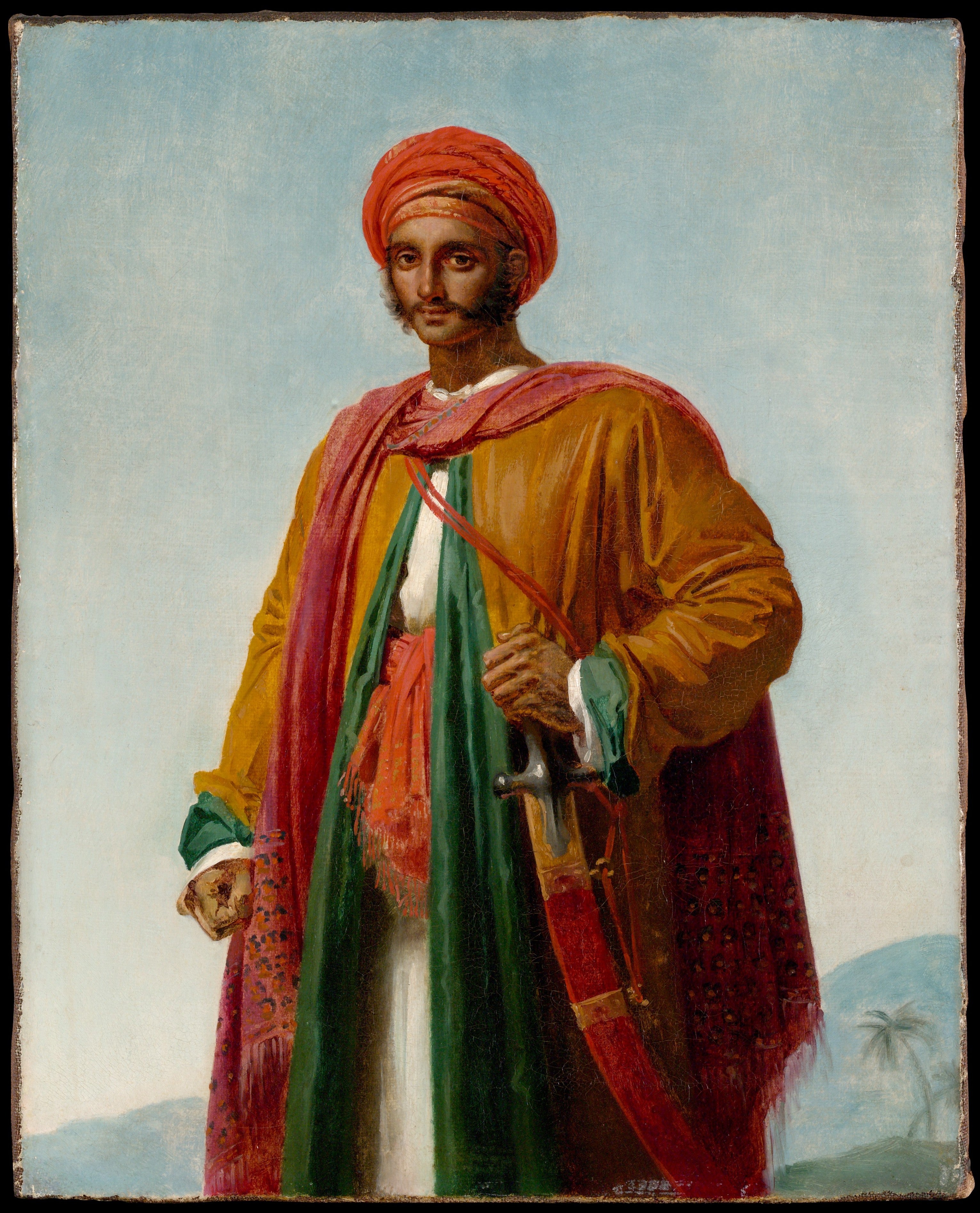 Étude pour « Portrait d'un Indien » - Anne-Louis Girodet