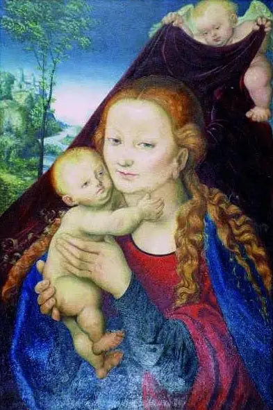 Dziewica z Dzieciątkiem - Lucas Cranach Starszy