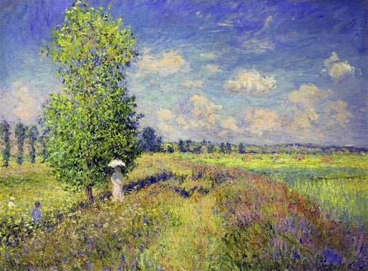 🌞 Lato – Pole maków – Claude Monet (ok. 1875)