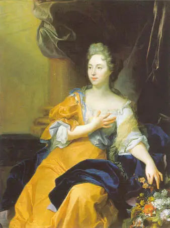 Portret Suzanne de Boubers de Bernâtre, żony Balthasara Kellera - Hyacinthe Rigaud