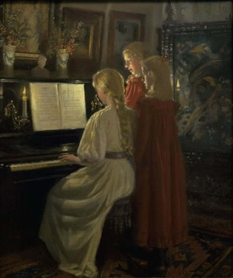 Des enfants qui chantent - Michael Peter Ancher