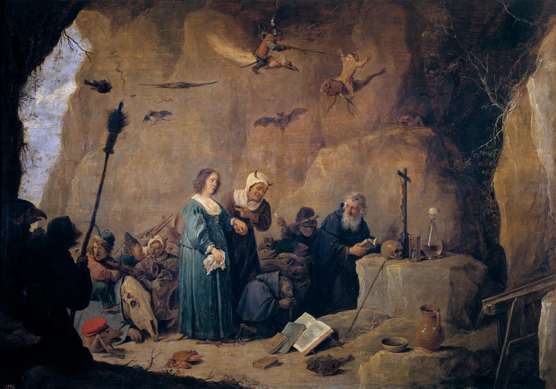 Pokusy św. Antoniego, opat - David Teniers Młodszy