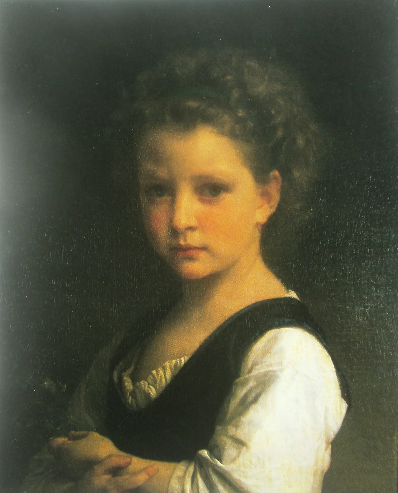 Dziewczyna z fiołkami - Bouguereau