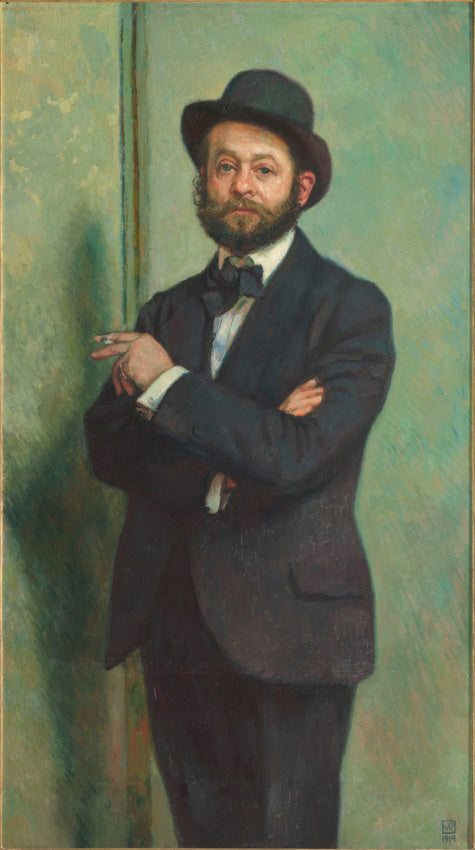 Portret Augusta Perreta - Théo van Rysselberghe