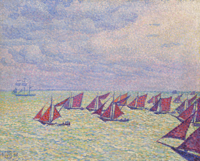 Flottille d’Arnemuiden - Théo van Rysselberghe - Alpha Reproduction