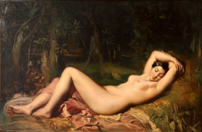 Baigneuse endormie près d’une source - Théodore Chassériau - Alpha Reproduction