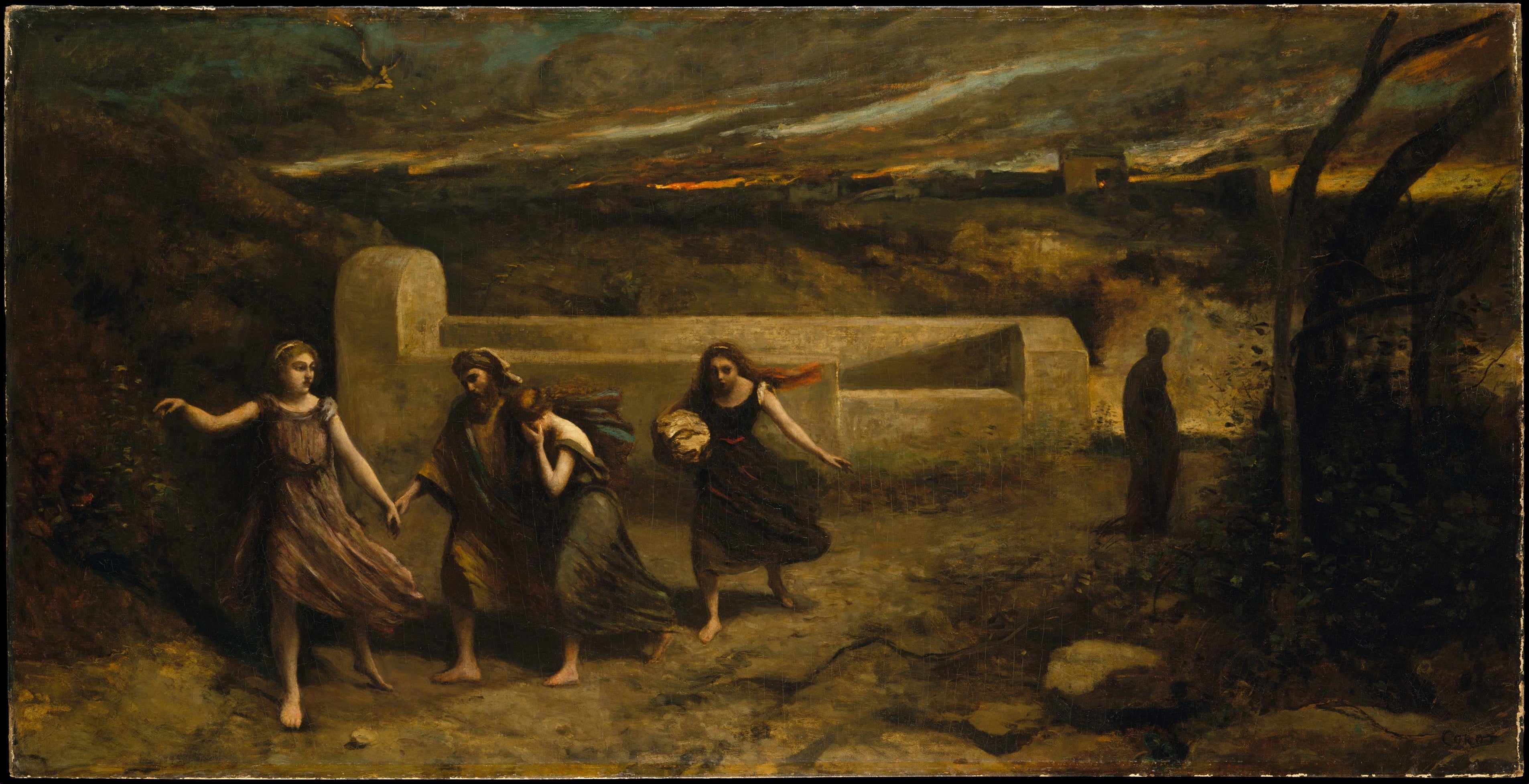 La Destruction de Sodome - Jean-Baptiste Camille Corot