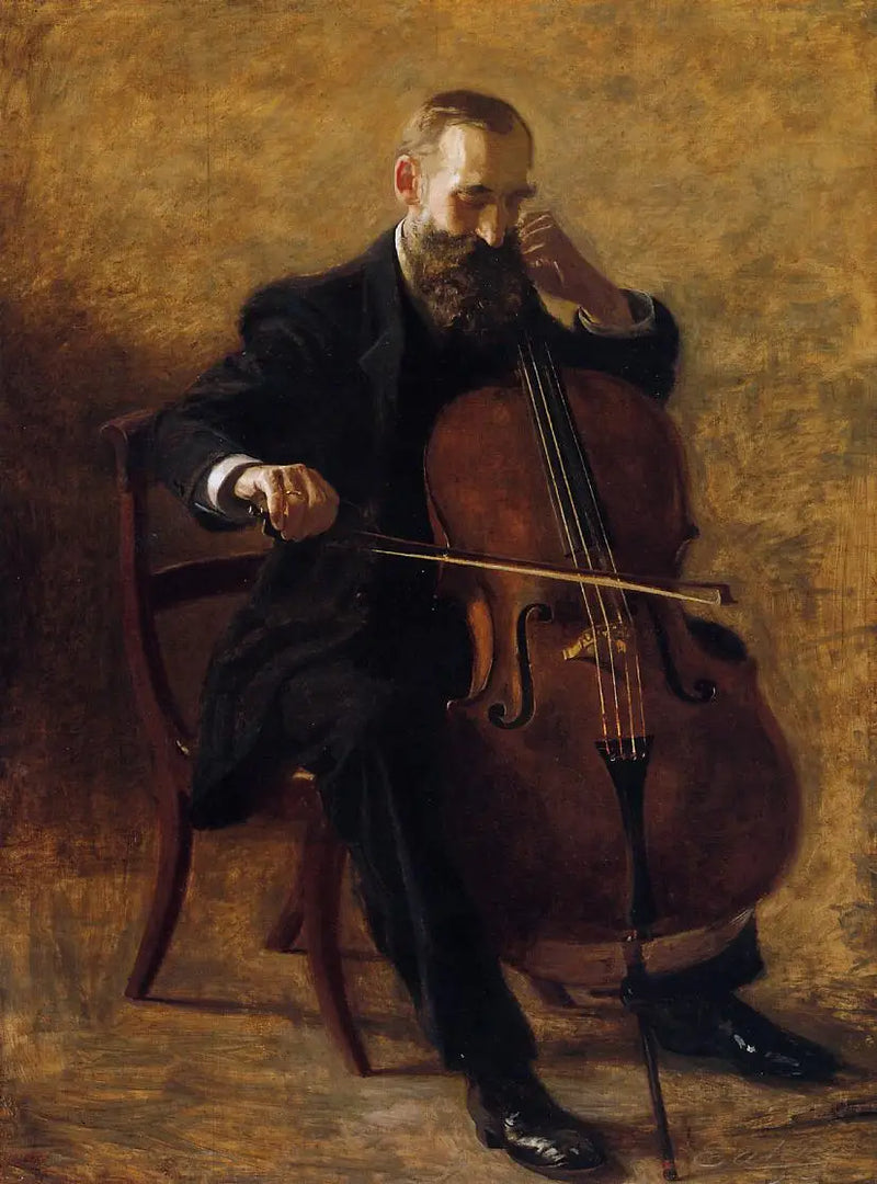Wiolonczelista - Thomas Eakins