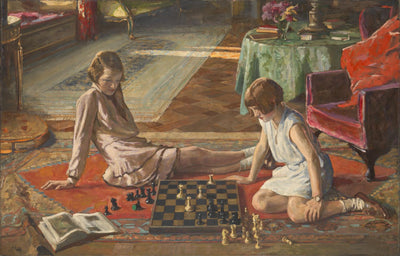 Les joueurs d'échecs - John Lavery