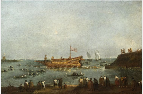 Doge poślubia Adriatyk - Francesco Guardi