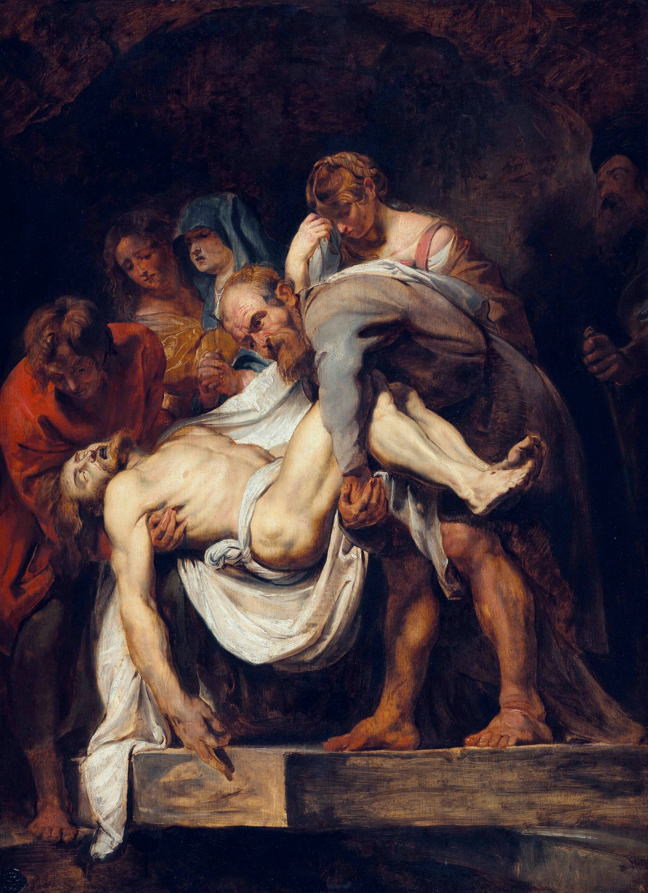 Złożenie do grobu - Peter Paul Rubens
