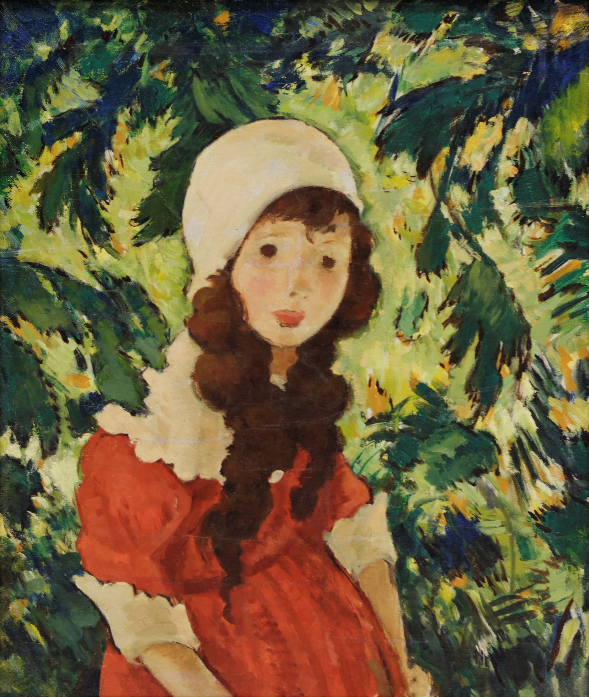La Fille du forestier, Nicolae Tonitza, 1924, peinture à l’huile