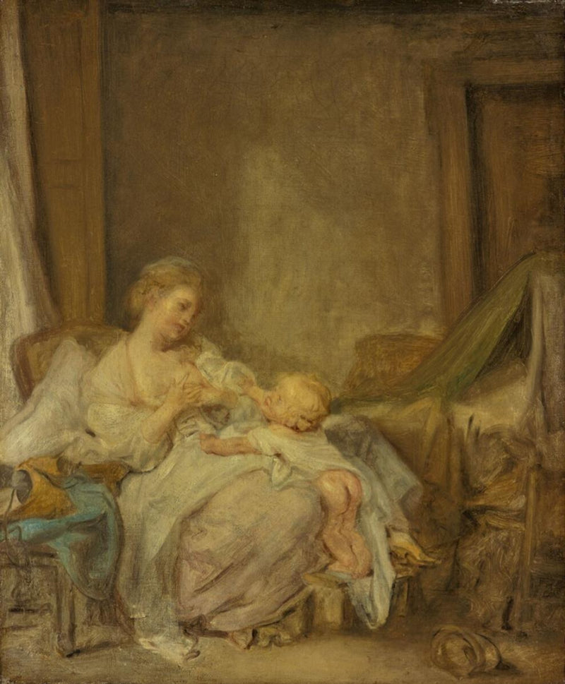 Szczęśliwa matka - Jean-Baptiste Greuze