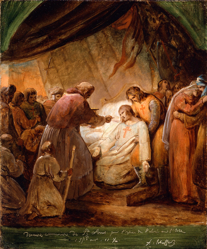 Ostatnia Komunia Świętego Ludwika - Ary Scheffer
