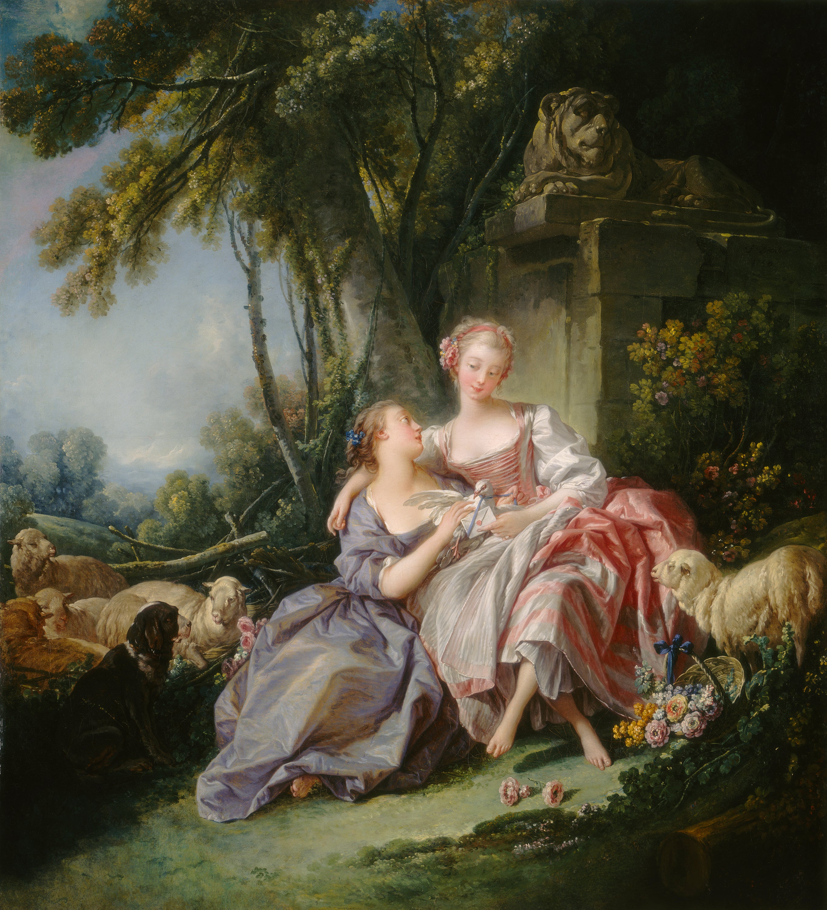 La lettre d'amour - François Boucher