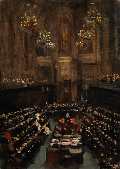 Ratification du traité irlandais par la Chambre des lords anglaise, 1921 - John Lavery