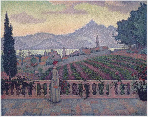 Taras, Saint-Tropez - Paul Signac