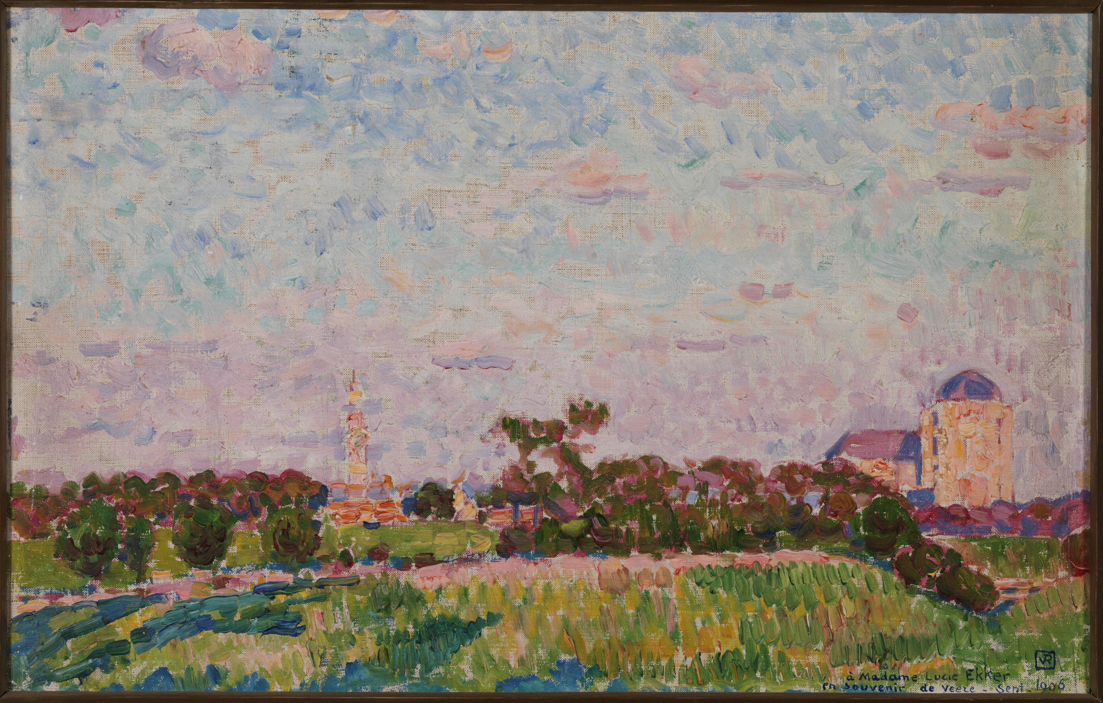 Vue de Veere - Théo van Rysselberghe - Alpha Reproduction