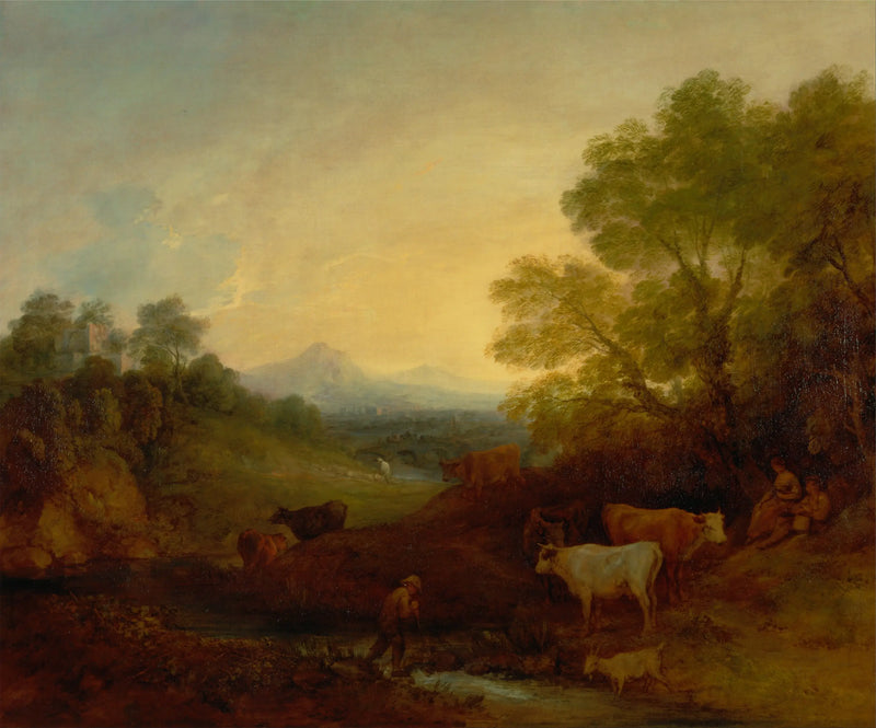 Pejzaż z bydłem - Thomas Gainsborough