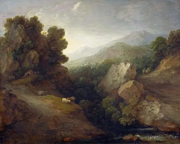 Paysage rocheux - Thomas Gainsborough - Alpha Reproduction