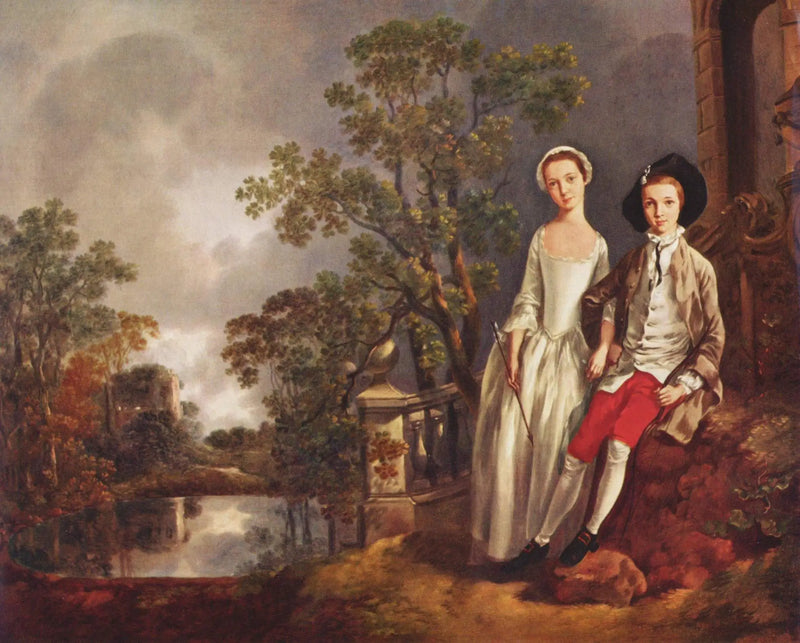 Heneage Lloyd i jego siostra - Thomas Gainsborough