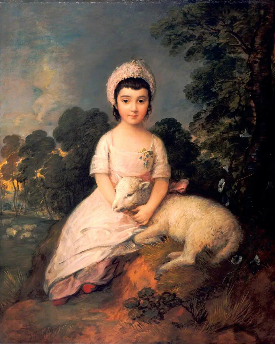 Isabelle Franks (vers 1769/1770–1855) - Thomas Gainsborough - Alpha Reproduction