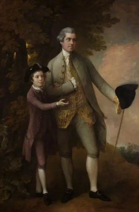 Thomas Rumbold (1736–1791) et son fils - Thomas Gainsborough - Alpha Reproduction