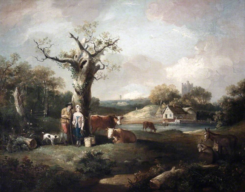 La cour rurale - Thomas Gainsborough
