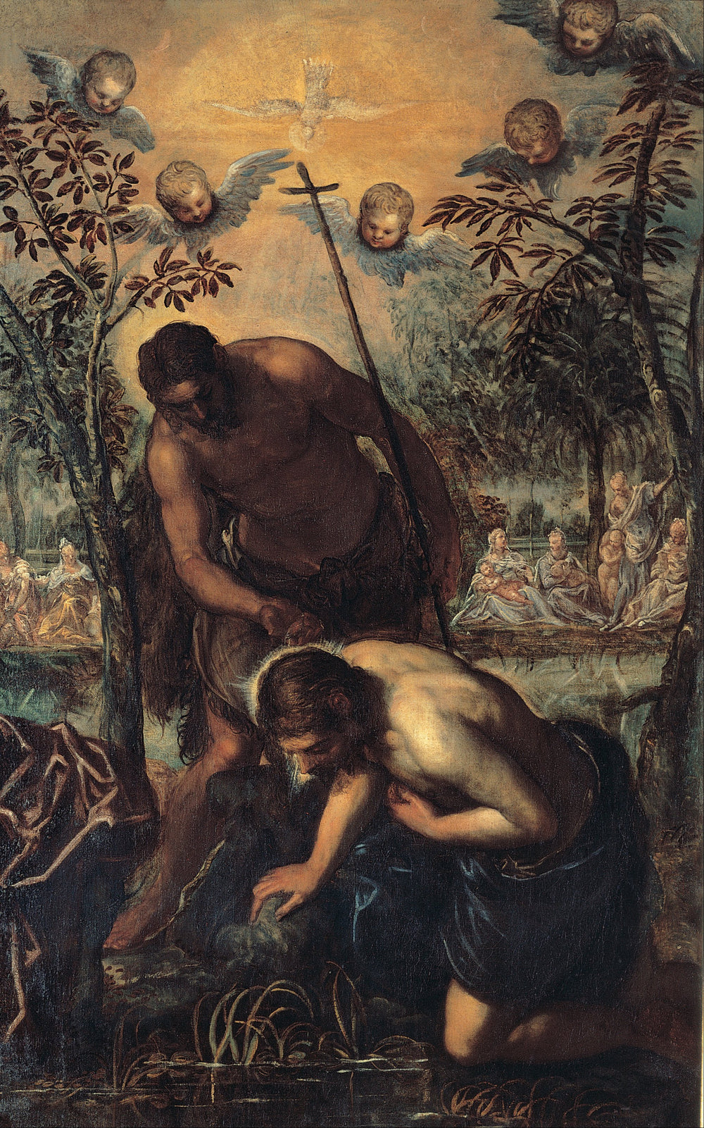 Le Baptème du Christ - Jacopo Tintoretto - Alpha Reproduction