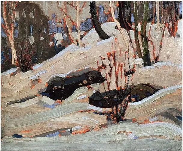 Rozmarzanie: zaspy śnieżne - Tom Thomson
