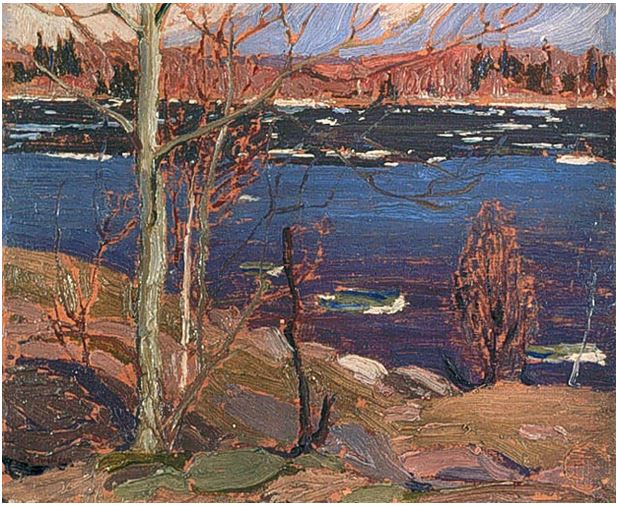 L'ouverture des rivières : Esquisse pour « Débâcle » - Tom Thomson