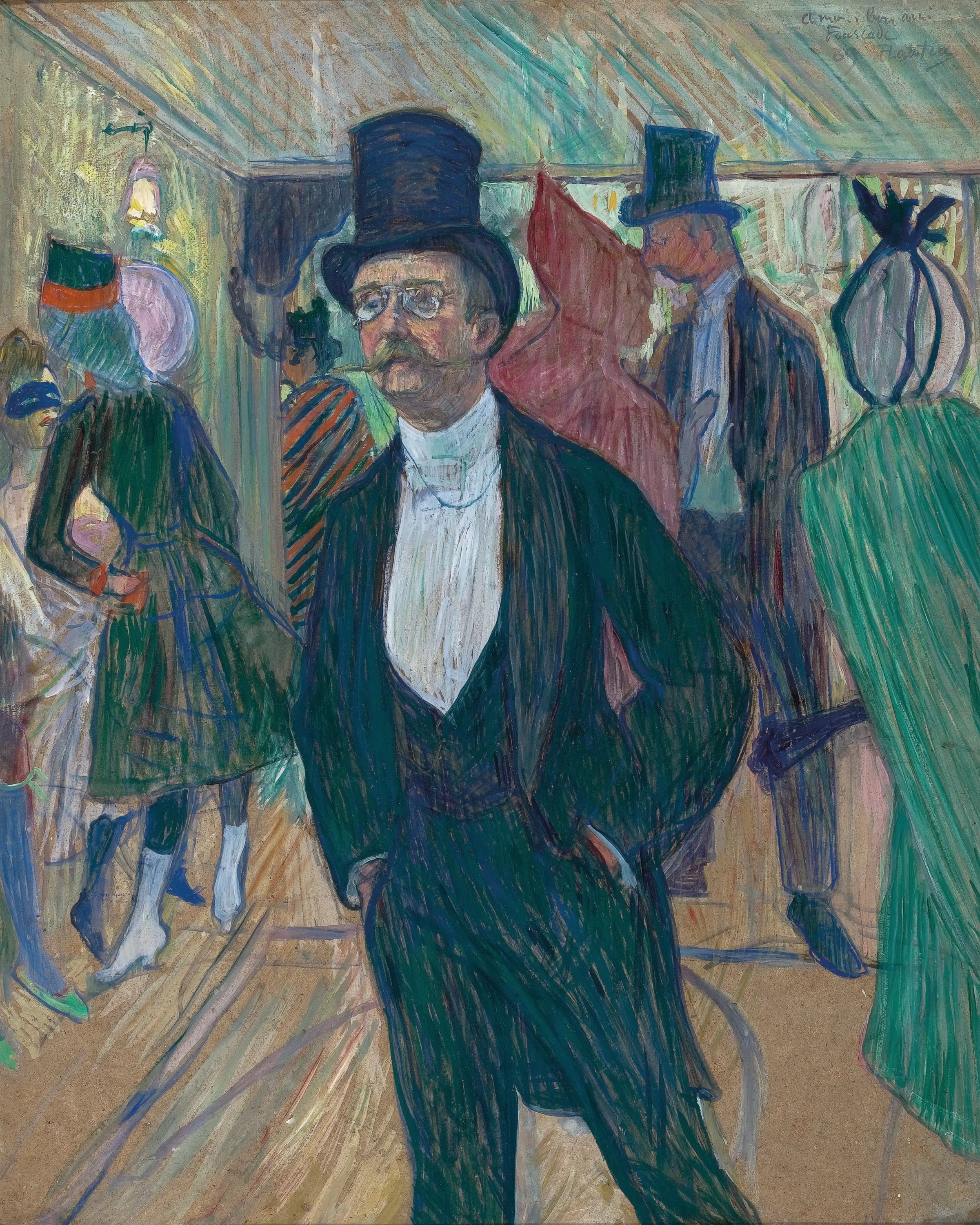 Reproduction du tableau « Monsieur Fourcade - Henri de Toulouse-Lautrec » par Alpha Reproduction en peinture à l’huile