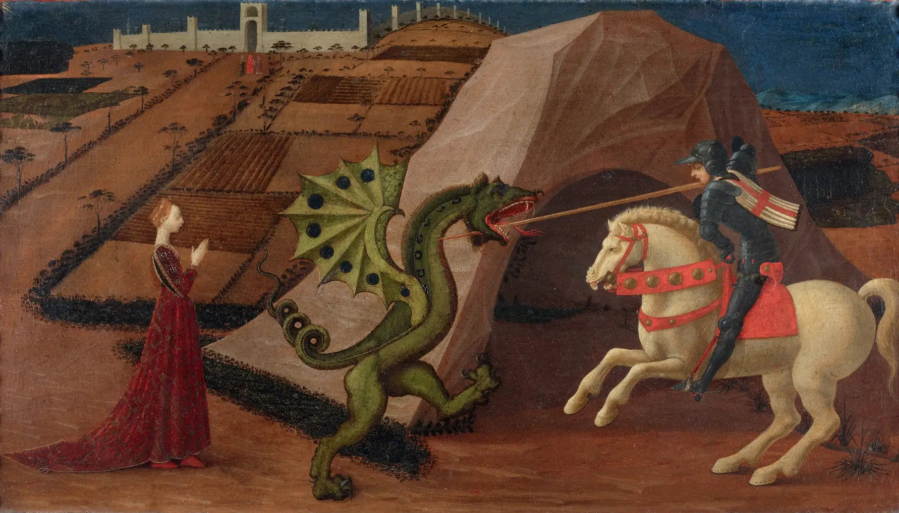 Saint Georges terrassant le dragon - Paolo Uccello - Alpha Reproduction